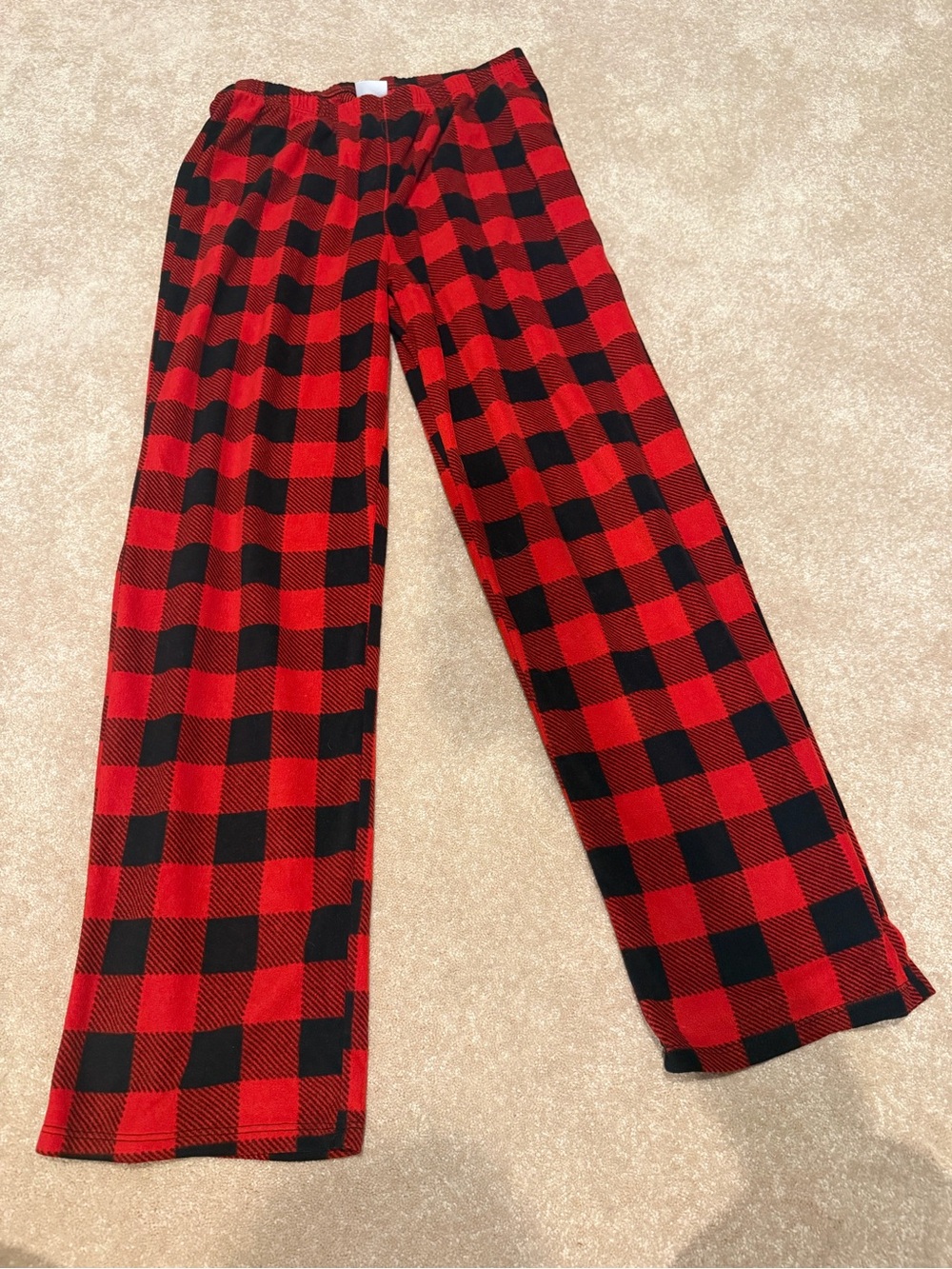 Red and Black Buffalo Plaid Women’s Pajama Pants